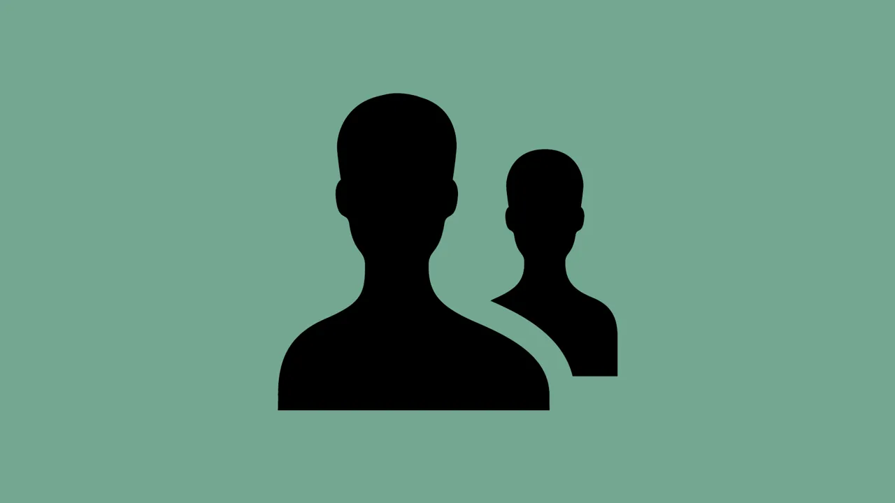 Två personer i siluett.