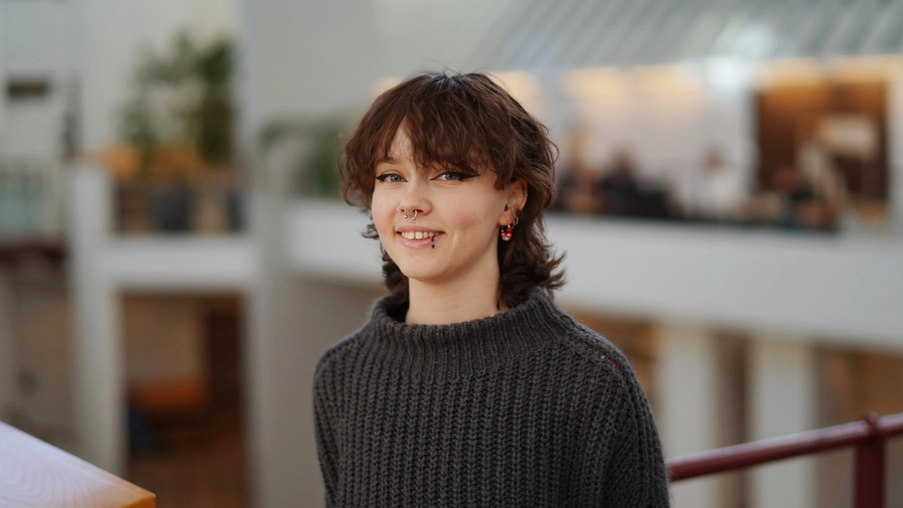 Dietiststudent Katrin. 