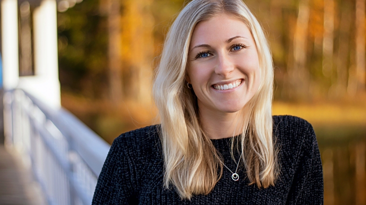 Porträtt av Lena Conz, student vid Institutionen för epidemiologi och global hälsa.