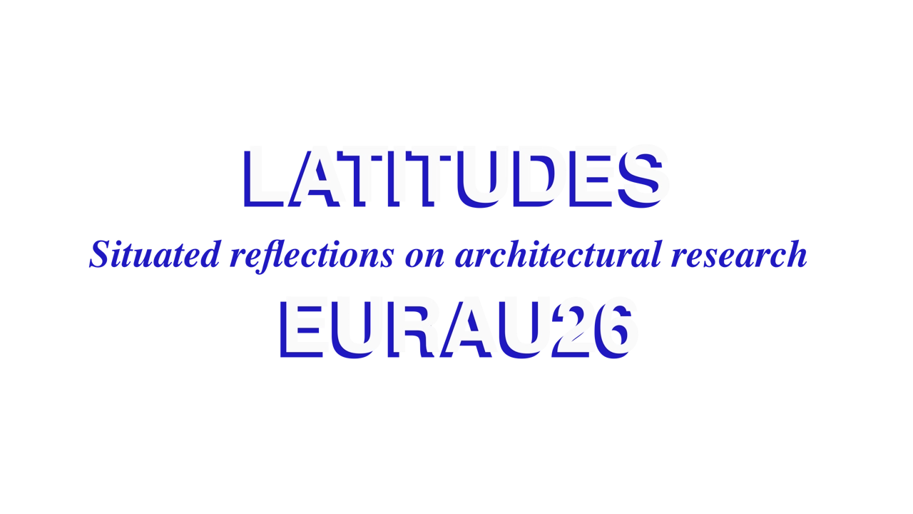 Logotype for the symposium EURAU 26 with the theme LATITUDES