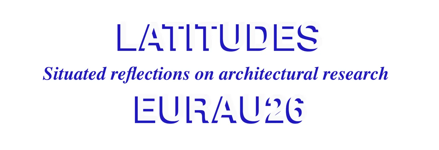 Logotype for the symposium EURAU 26 with the theme LATITUDES