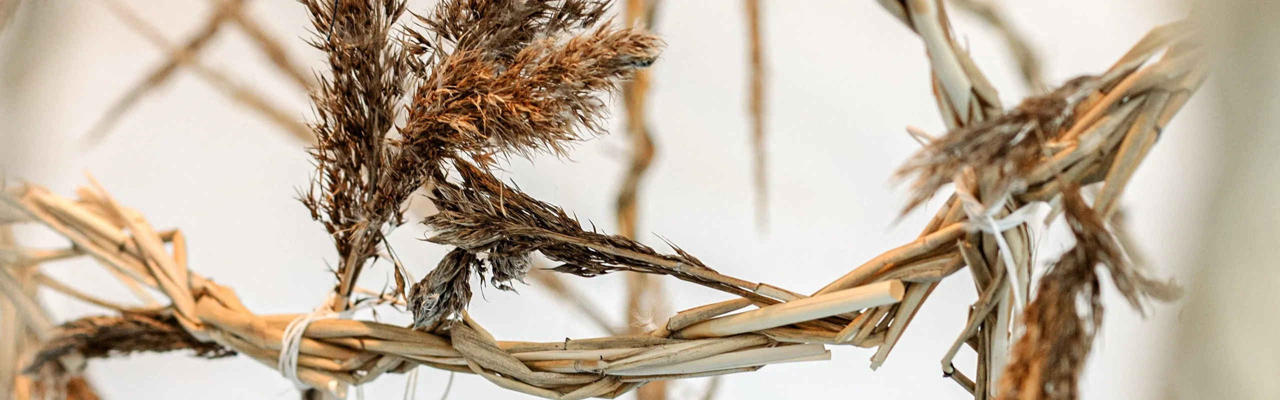 Detalj av verk av gräs