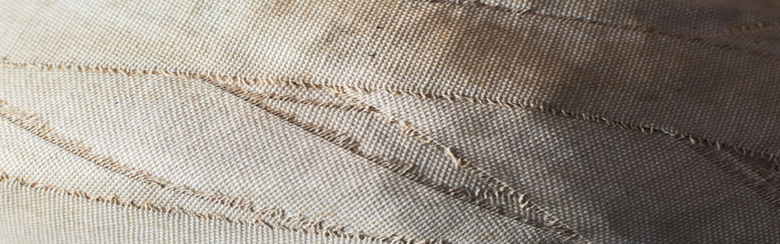 Detalj av textilt verk