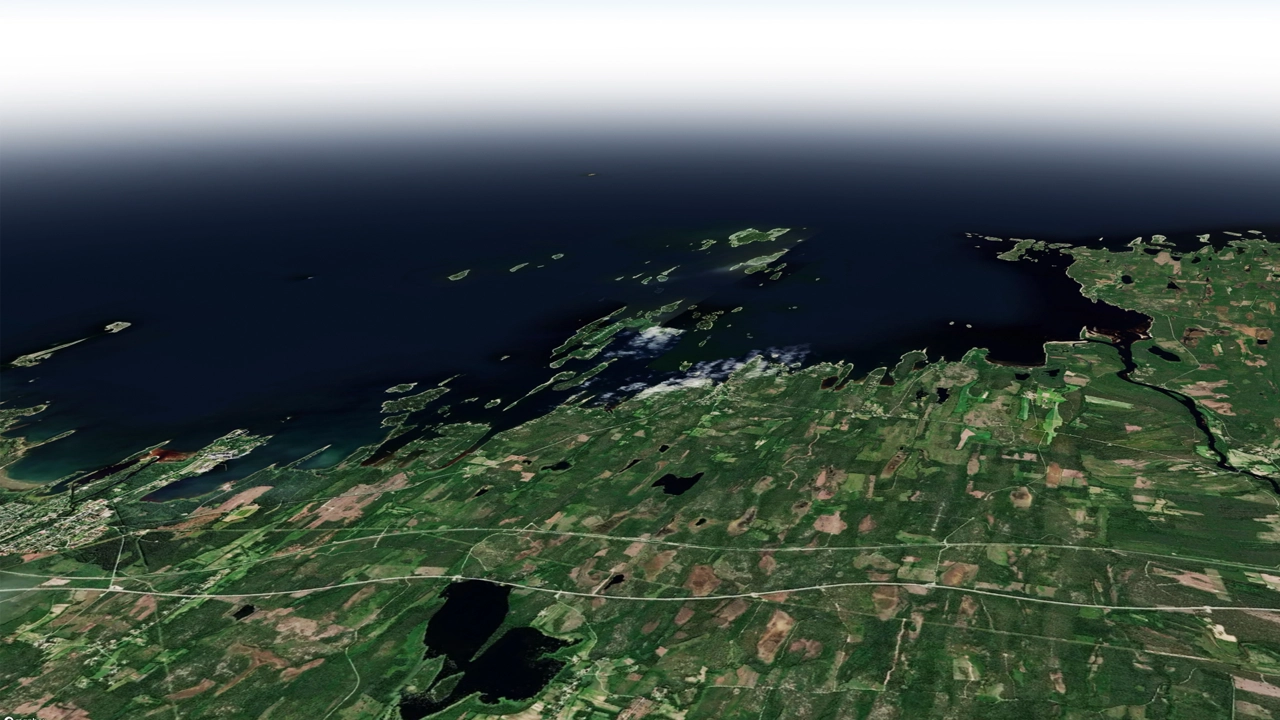 Image of landscape from above