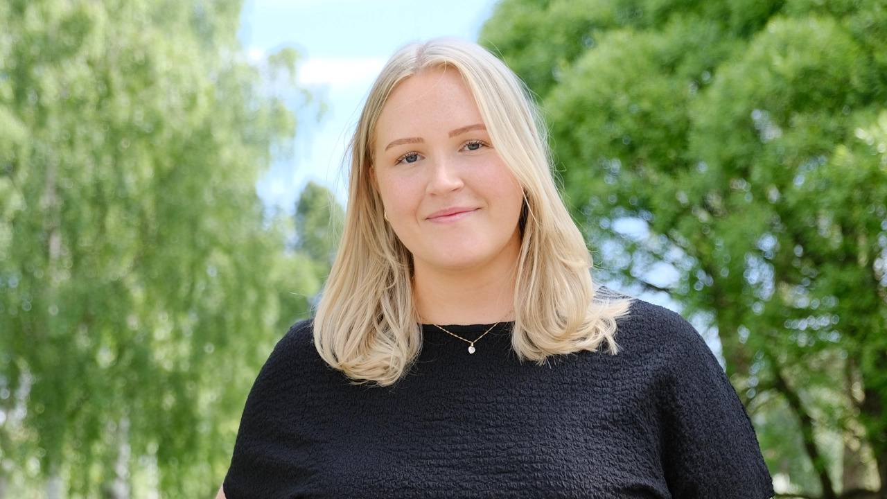 Tilda Bohlin student på Magisterprogram med inriktning mot mark- och miljörätt 