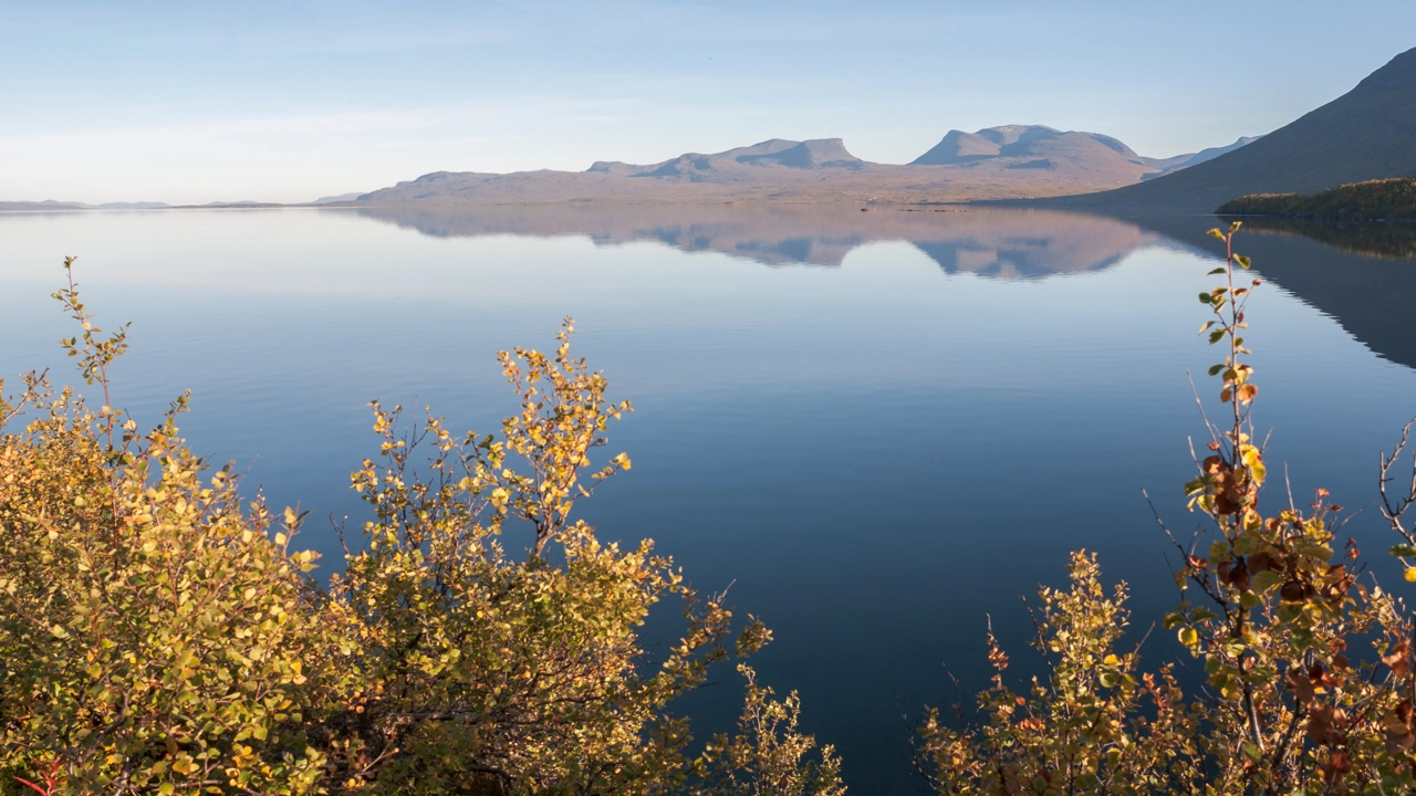Čuonjávággi i Abisko nationalpark.