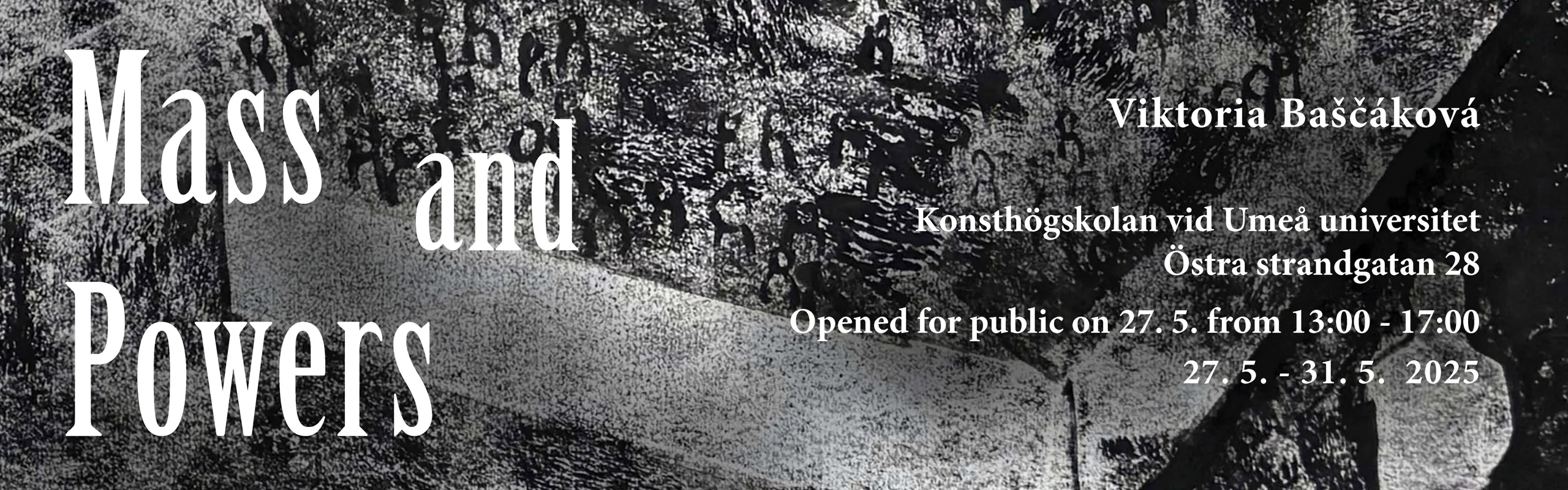 Grå affisch med text