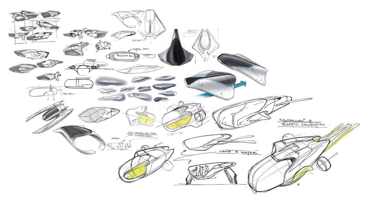 Initial sketch process