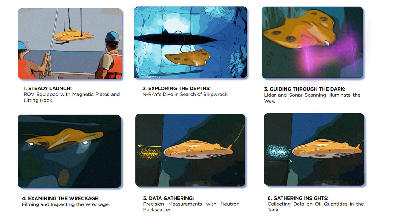 senario: the working process using N-RAY