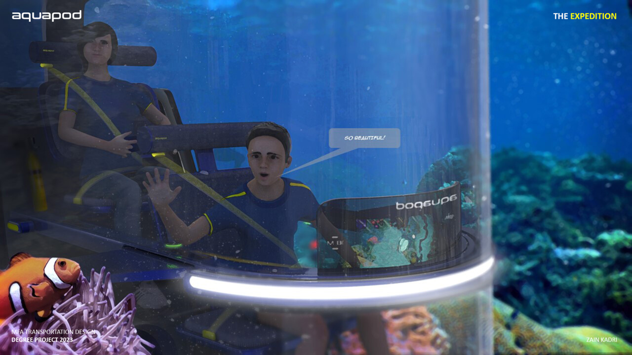 User gets first-hand experience to appreciate beautiful marine life and educate themselves of different aquatic species.