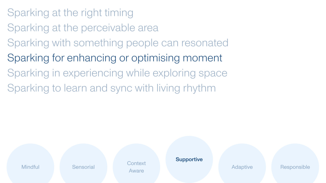 Six Principles of Sparking Experience.