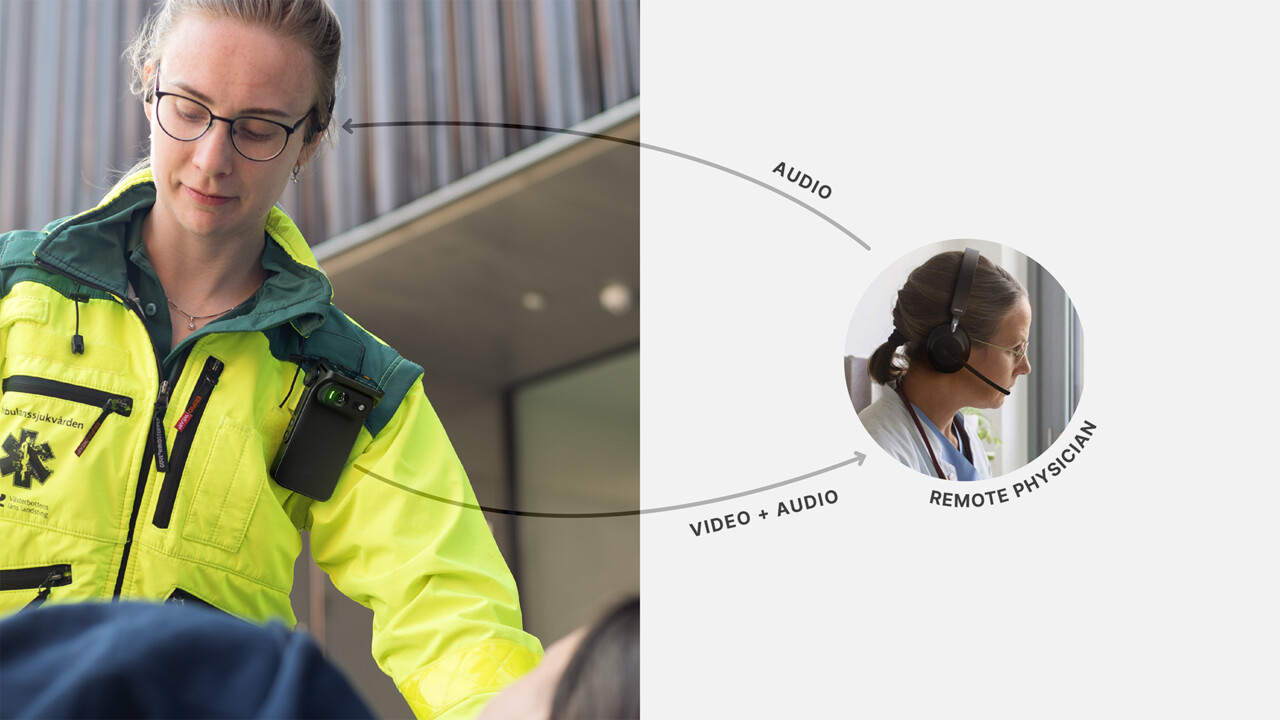 Paramedics can stream video of their point of view to a remote medical specialist, who assists them with the assessment and treatment of patients.