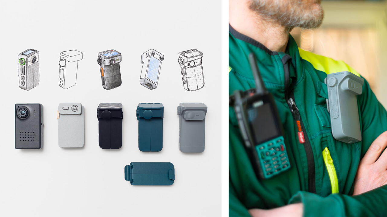 Sketching, prototyping and evaluating with users were key parts of the iterative design process.