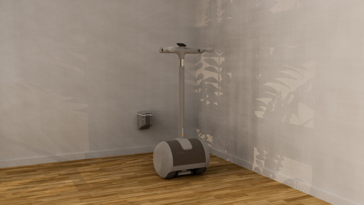 CLU is on its way to the charging station.