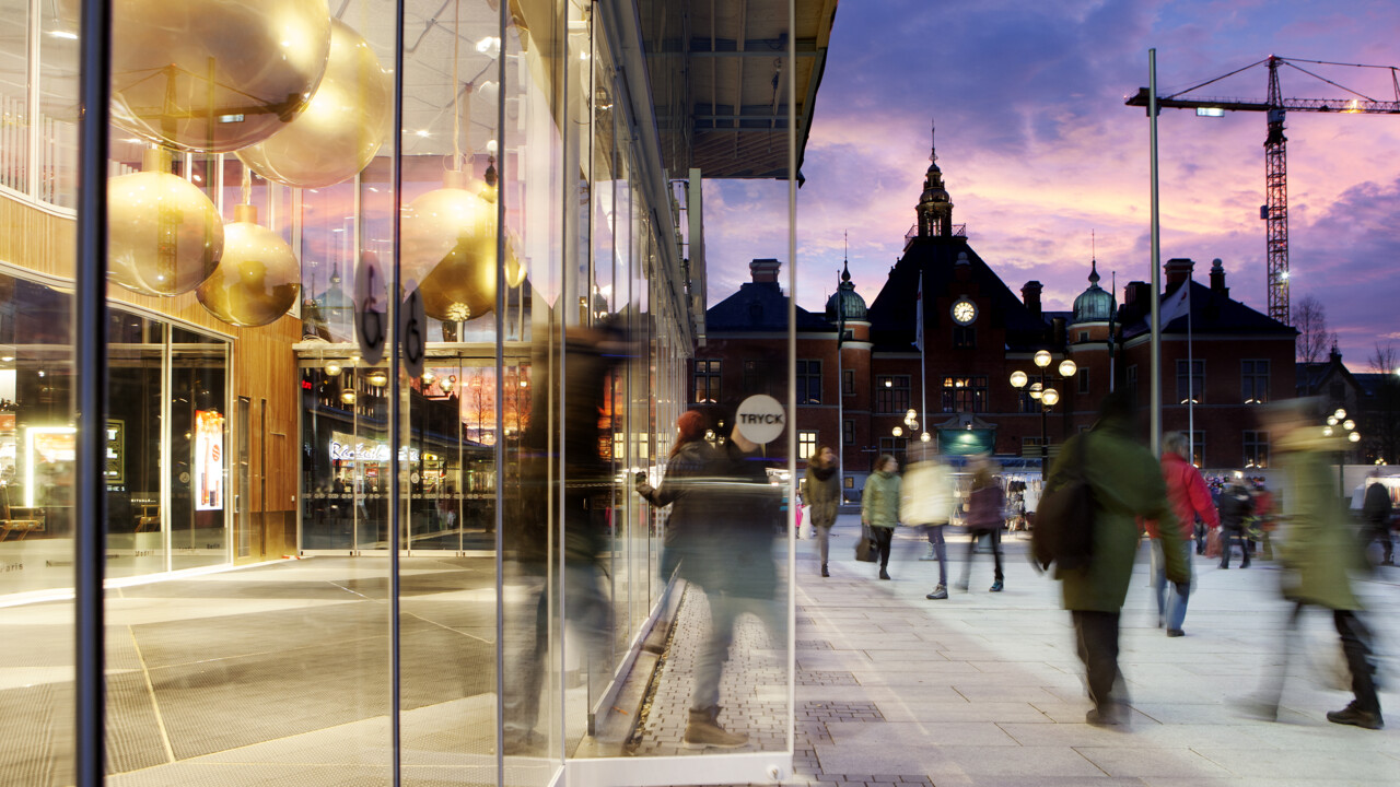 Bild på Umeå centrum.